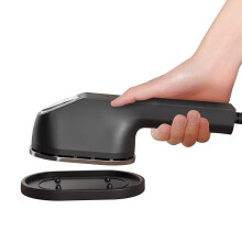 Tragbares Handdampfbügeleisen 28W 21x13x6,5cm Schwarz für Reisen