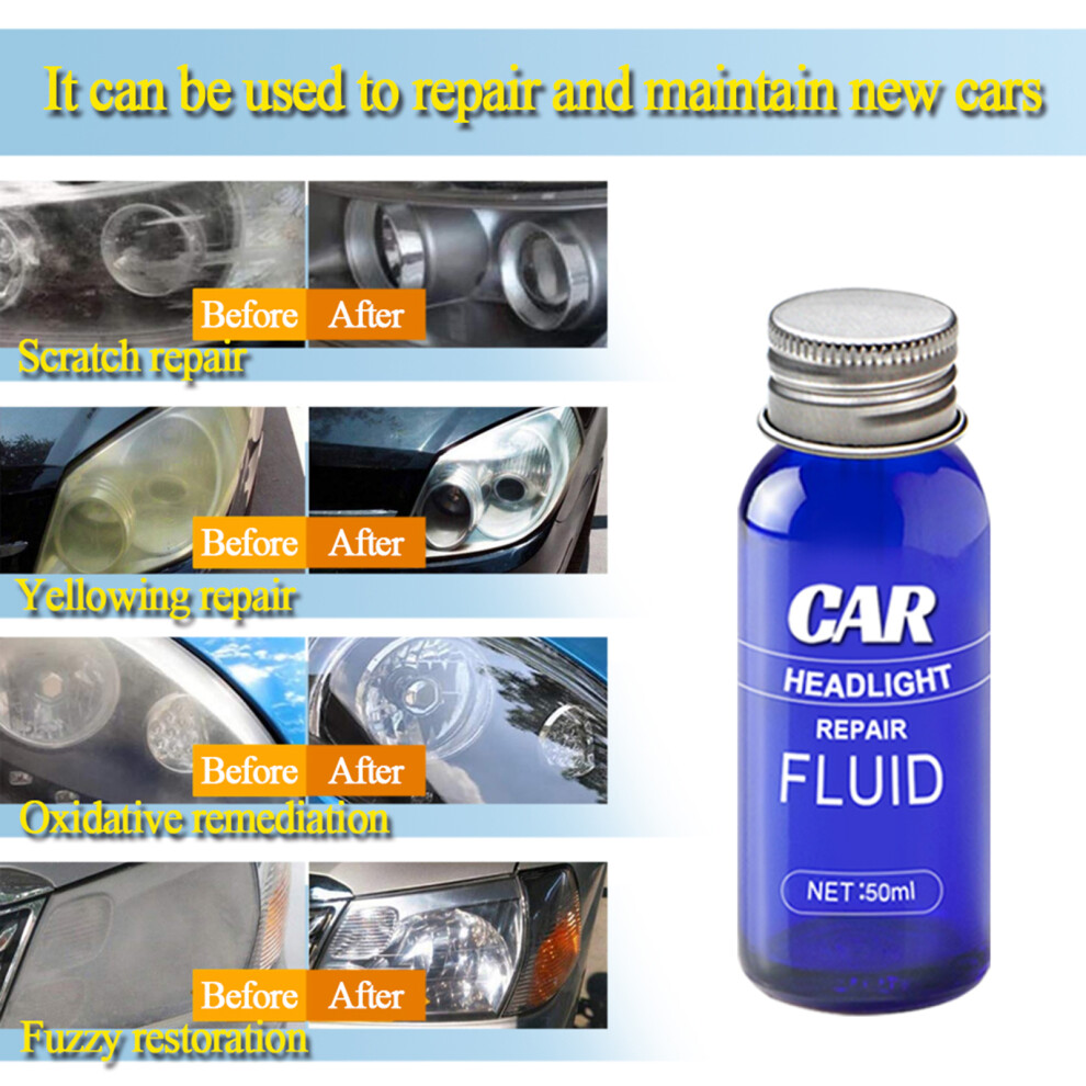 Automobile Headlight Repair Fluid 10Ml 30Ml 50Ml Crystal Plating Upgrade 4181391770577