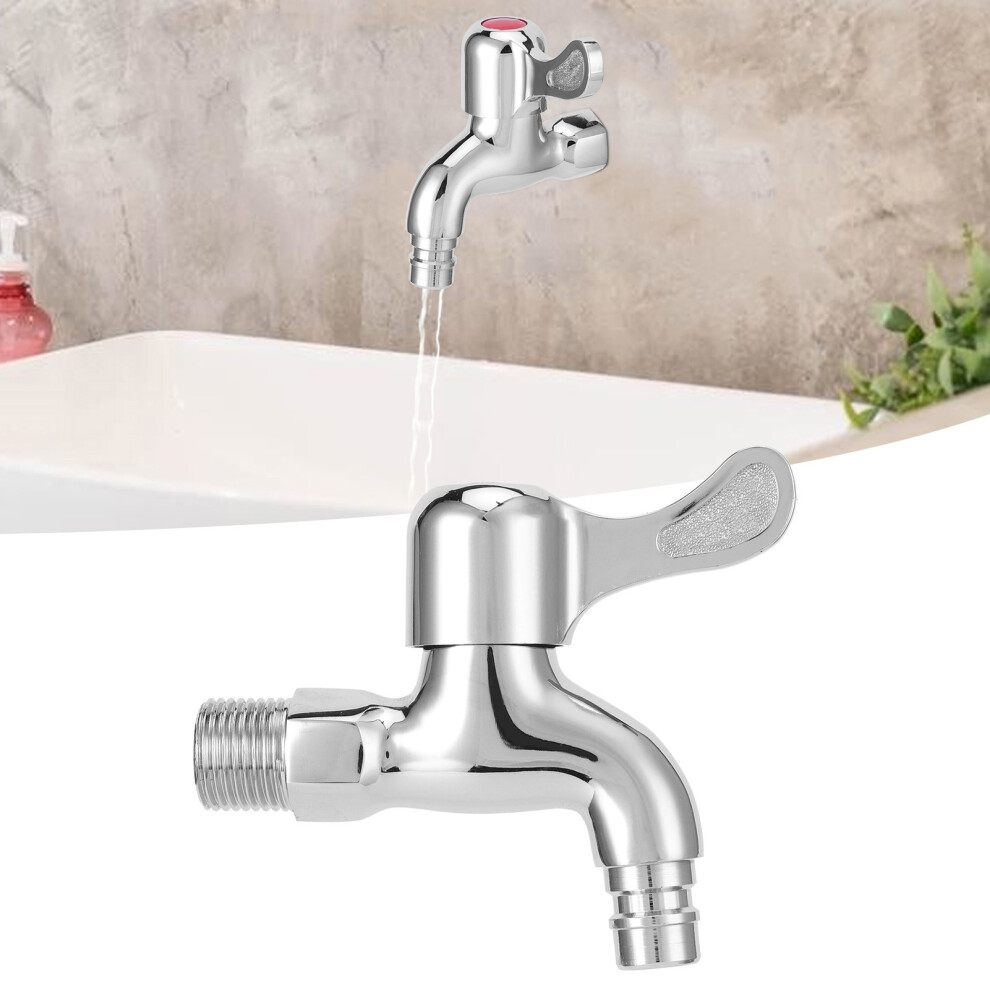 G1/2 Copper Wall-Mounted Washing Machine Faucet, Single Cold Tap, 10X6.5cm 7631391770833