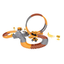 Construction Race Track Toy for Kids - DIY Engineering Simulation Cars