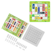 Slide Puzzle Brain Teaser Game for Kids, 16.2cm Plastic Maze Challenge