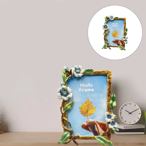 Metal Picture Frame With Base For Office Home Gallery Display 1