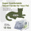Pet Cats Carriers Bag Big Capacity Backpack-Gray green 3