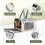 Pet Cats Carriers Bag Big Capacity Backpack-Gray green 5
