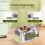 Pet Cats Carriers Bag Big Capacity Backpack-Gray green 7