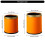 Double Layer Leak Proof Household Trash Bin Press-Black trumpet 4