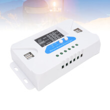 10A Solar-Laderegler mit USB – Automatische Anpassung für Telefone & Tablets