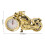 Budget Friendly Retro Plastic Clock Lightweight Interior-D 4