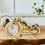 Budget Friendly Retro Plastic Clock Lightweight Interior-D 7