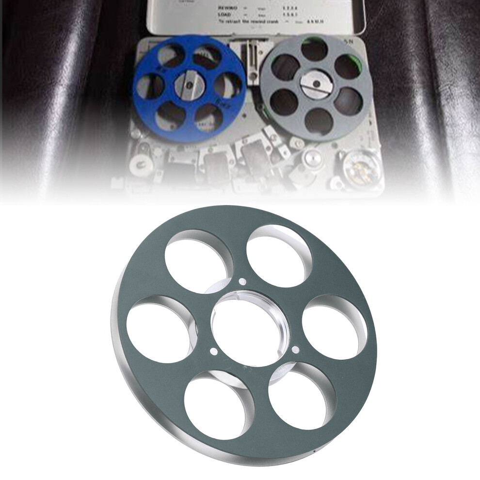 Empty Aluminum Alloy Tape Reel For Miniature Tape Recorders 6 Holes Green 4661391772172