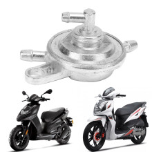Fuel Petcock Tap Valve 3-Way Aluminum Alloy for GY6 50cc 150cc ATV Scooter
