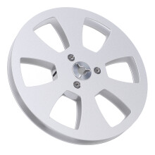 5in Aluminum Alloy Empty Tape Reel for ReVox/NAGRA/Studer–Silver