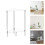 Waterproof Acrylic Triangulum Shelf 2 Level Bathroom Storage Bay 2