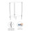 Waterproof Acrylic Triangulum Shelf 2 Level Bathroom Storage Bay 5