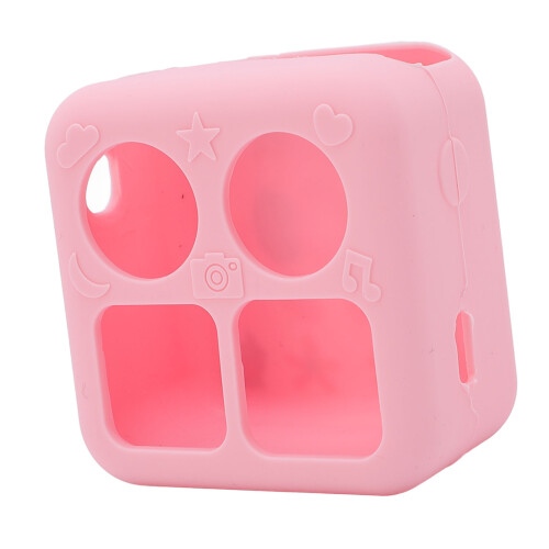 Silicone Case for Music Player 7.5x7.5cm with Hand Strap Roseate 2
