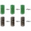 10 Objects Additional Plant Encloses for Security- Green 3