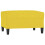 VidaXL vidaXL Fußhocker Hellgelb 70x55x41 cm Stoff 1