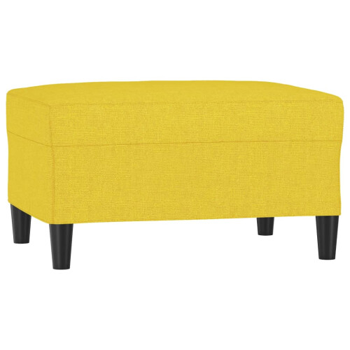 VidaXL vidaXL Fußhocker Hellgelb 70x55x41 cm Stoff