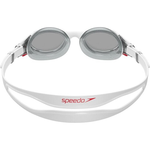 Speedo (One Size, White/Red/Smoke) Speedo Mens Biofuse Swimming Goggles 1