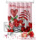 Rideau de douche Saint-Valentin Gnomes Cœurs Fleurs 36x72 1