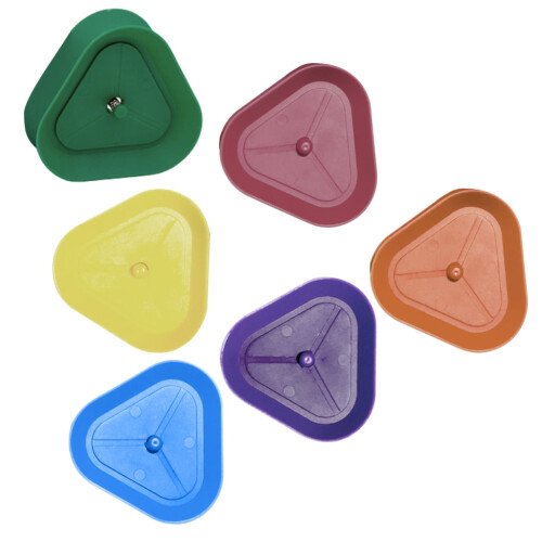 Soporte triangular para cartas de póker CIYISON (6 unidades)