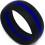 Alliance en silicone 8 mm hypoallergénique 1