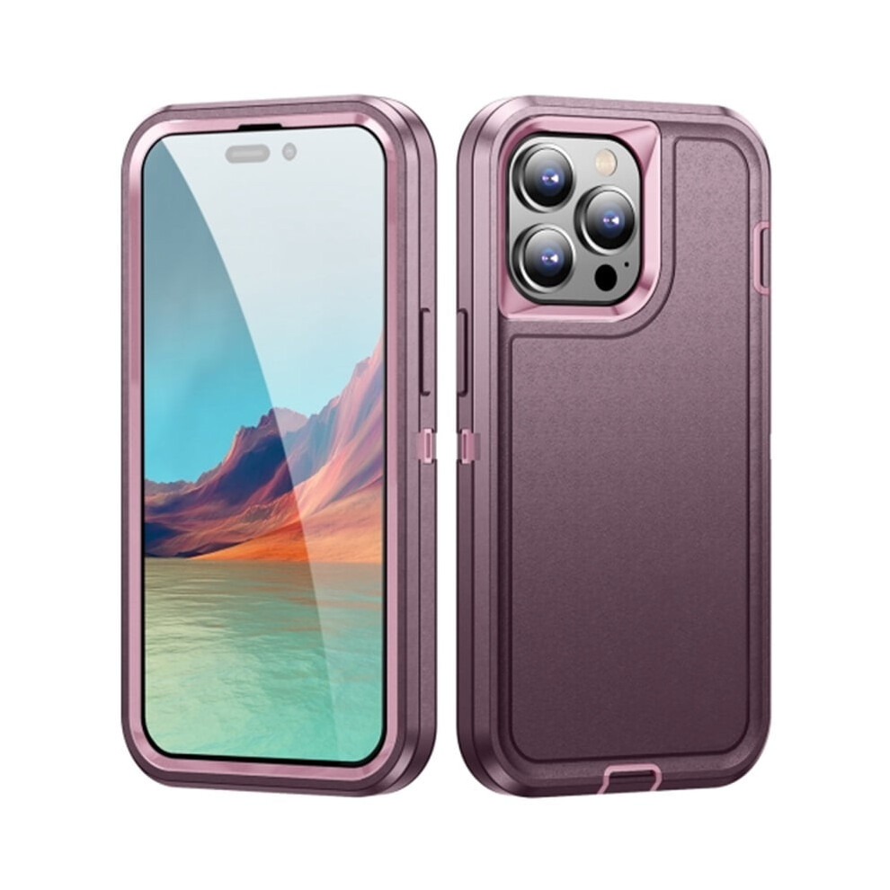 For Compatible With Iphone 14 Pro Life Waterproof Rugged Magsafe Magnetic Phone Case,,For Compatible With Iphone 14 Pro Purple 9489952233116