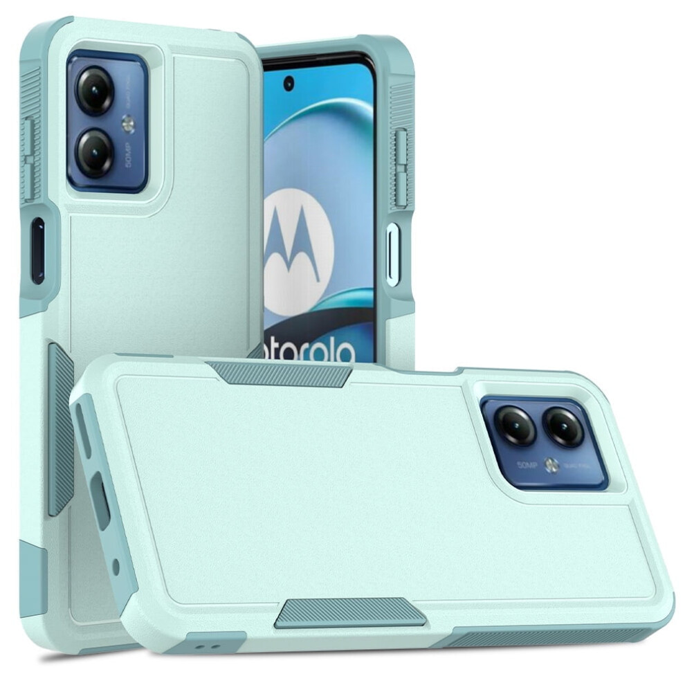 Defender Case For Motorola Moto G14 Â Heavy Duty, Dustproof, Shockproof, Non-Slip, Light Green 9489952233741