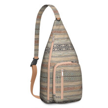 Sac bandoulière bohème fleuri – Léger et imperméable