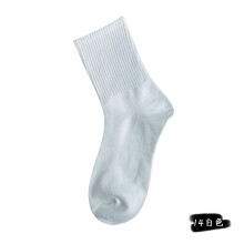 10 paia di calzini da donna in cotone, sottili, morbidi, comodi e traspiranti, ideali per occasioni formali e informali, (bianchi)