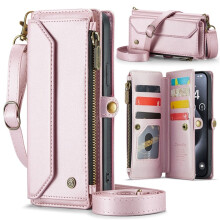 15 Phone Case with Flip Cover and Zipper Wallet Multi-functional Wallet Style Phone Case for 15 Stylish Protective Phone Case with Card Slots for 15