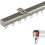 Système de tringle à rideaux GXCZ fixé au plafond, blanc, 400 cm 1
