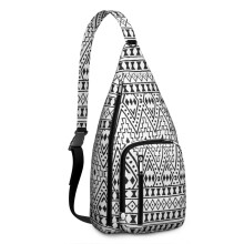 Sac bandoulière bohème à fleurs – Imperméable, antivol,