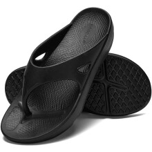 Klassische schwarze Herren-Flip-Flops – weich, rutschfest, für drinnen, draußen und am Strand, bequem und stylisch, ideales Geschenk