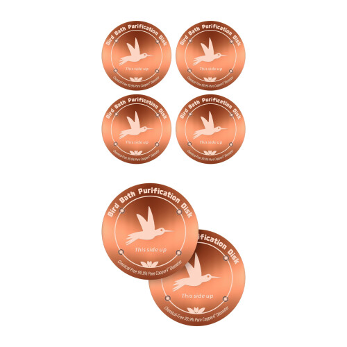 Metal Bird Bath Cleaner Plate 4 Point Support Design-2 packs 1
