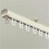 Rail de rideau GXCZ à fixation plafond/mur 100-600 cm avec 1