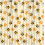Honey Bee Curtains with Bee Flower Pattern Rod Pocket 1
