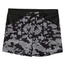 Guttebadeshorts størrelse 4T-5T tegneserie-dinosaurtrykk badeshorts badedrakt elastisk linning avslappet sommer strandferieshorts X09-svart
