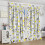 Spring Daisy Curtains Rustic Floral Print Grey Yellow White 5