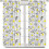 Spring Daisy Curtains Rustic Floral Print Grey Yellow White 8