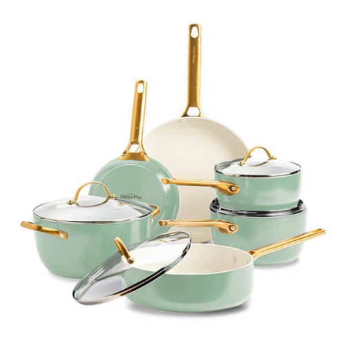 GreenPan GreenPan Padova Reserve 6 Piece Set Mint Green