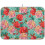 Boho Flower Dish Drying Mat 16x18", Reversible, High-Absorbent Microfiber, Hanging Loop, for Kitchen & Coffee Bar 1