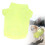 Dog Shirt Stretchable Comfortable Pet Apparel XS Yellow 1