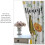 White Wood Stripe Bee Curtains Rod Pocket Thermal 2 Panels 8