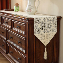 Boho Table Runner for Home Decor Long Table Runner Macrame Table Runner with Tassels for Dining Living Room Bedroom Bridal Shower