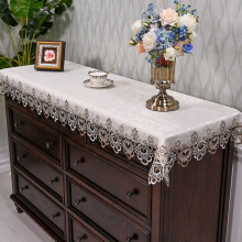 Rectangle Coffee Table Runner Embroidered Tablecloth Lace Table Runner Table Centerpiece Doily Placemat Nightstand Dresser Scarf