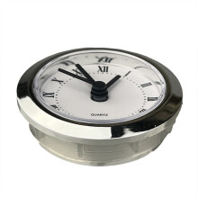 Quartz Clock Movement Inserts 50mm Gold Arabic Numerals