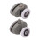 4x Single Shower Door Top + Bottom Wheels Rollers Runners Wheels Set 23mm 6