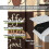 Brown coffee curtains latte pattern rod pocket thermal 5