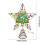 3D Star Tree Topper with LED Lights, Wrought Iron & Glitter 5